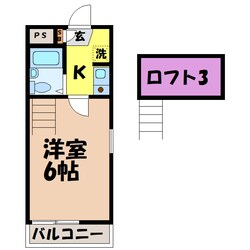 シティパレス深谷６A（深谷市栄町）の物件間取画像